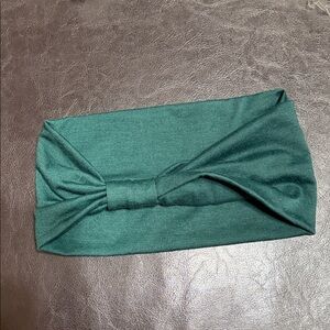 Classic Knot Headband - Dark Green